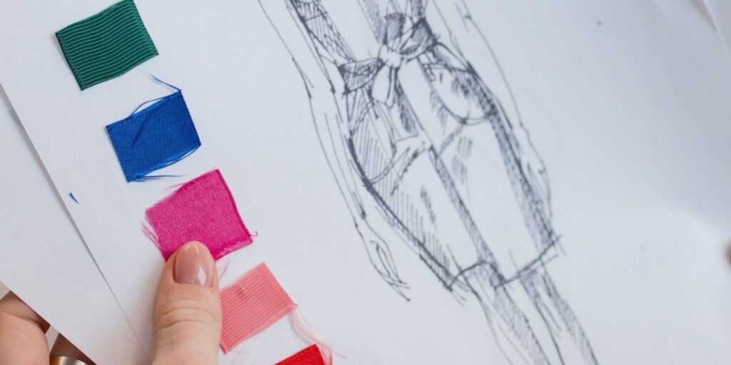 fashion fabric color swatches